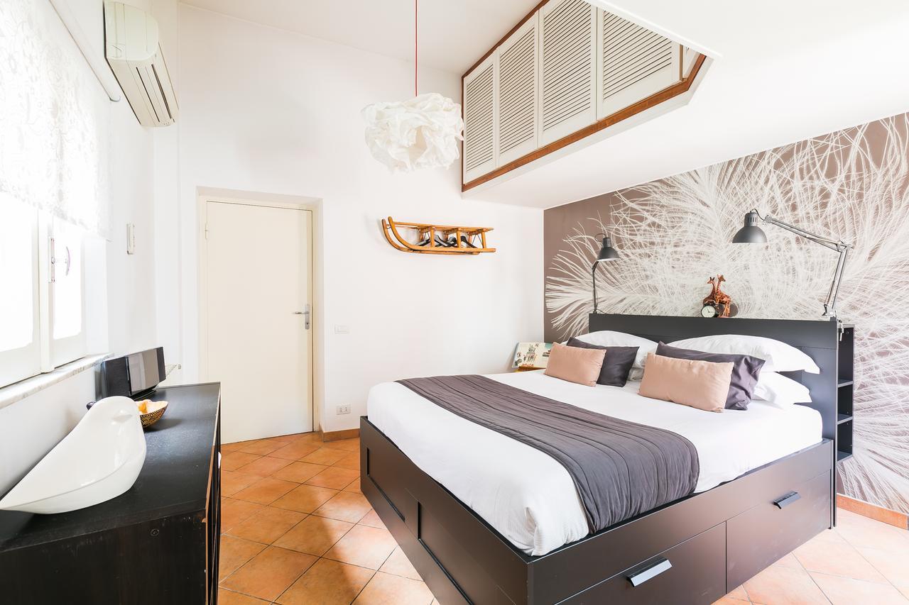 Apartemen 67 m² dengan 1 kamar tidur dan 1 kamar mandi pribadi di Trastevere Rome Bagian luar foto